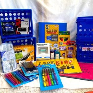STUDENT SCHOOL SUPPLY BUNDLE PACKAGE